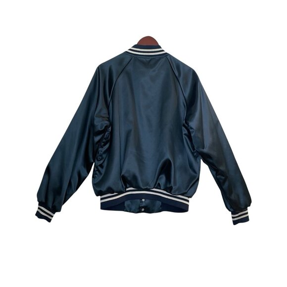 Vintage Steak And Ale Restaurant Blue Bomber Jacket Size Large - Picture 5 of 11